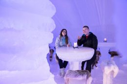 Icebar of Arctic Snowhotel in Rovaniemi