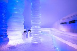 Icebar of Arctic Snowhotel in Lapland