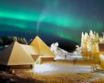 Arctic SnowHotel & Glass Igloos Northern Lights Lehtojarvi Rovaniemi Lapland Finland