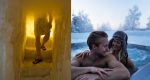 Snow saunas Saunas and jacuzzis at Arctic SnowHotel & Glass Igloos