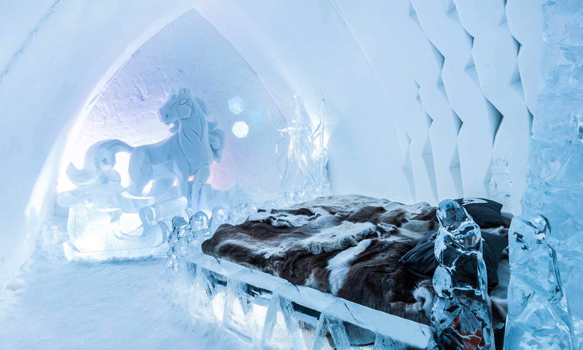 Arctic SnowHotel Glass Igloos Rovaniemi Lapland Finland
