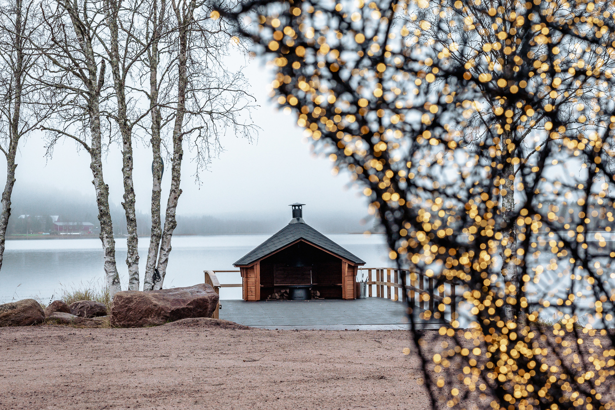 Laavulaituri syksyllä