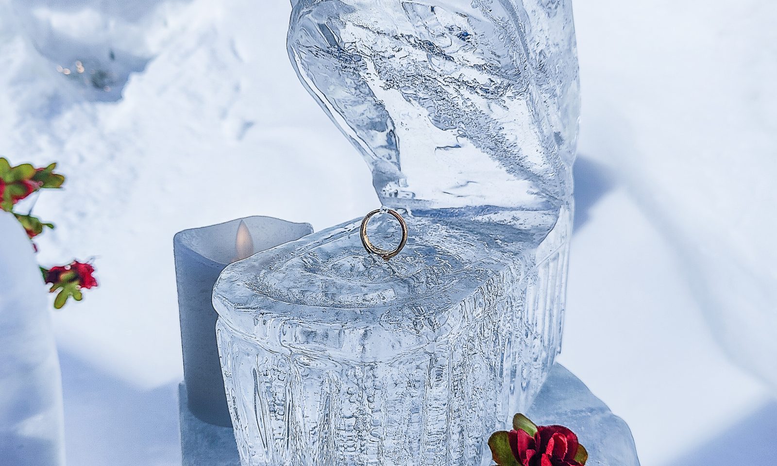 Sormusrasia jäästä