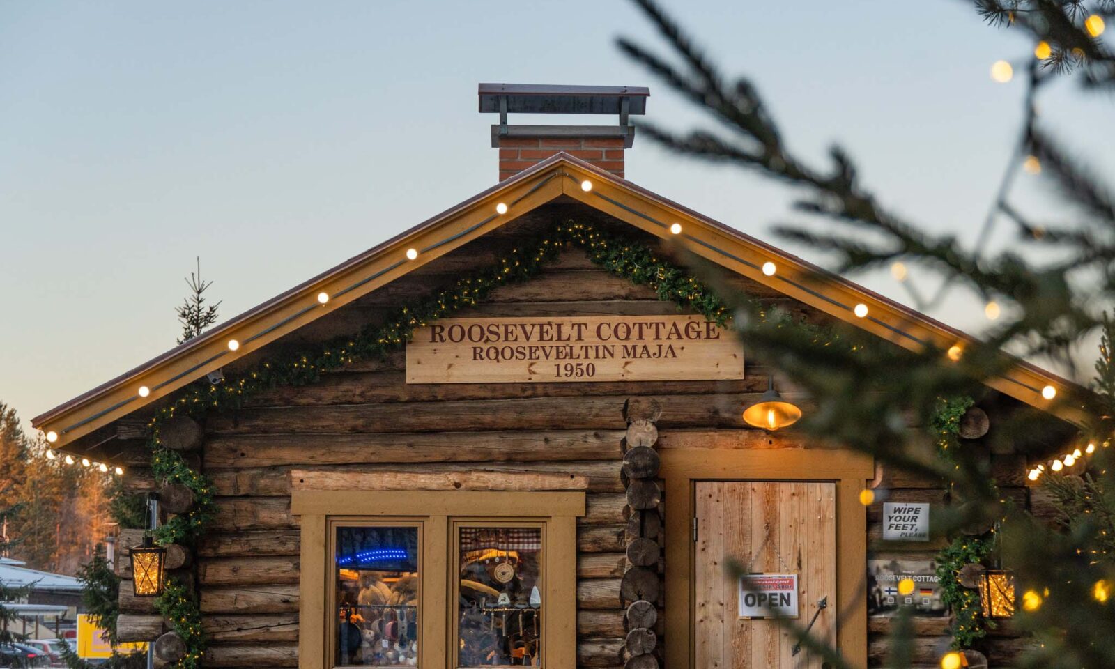 Roosevelt Cottage in the Santa Claus Village