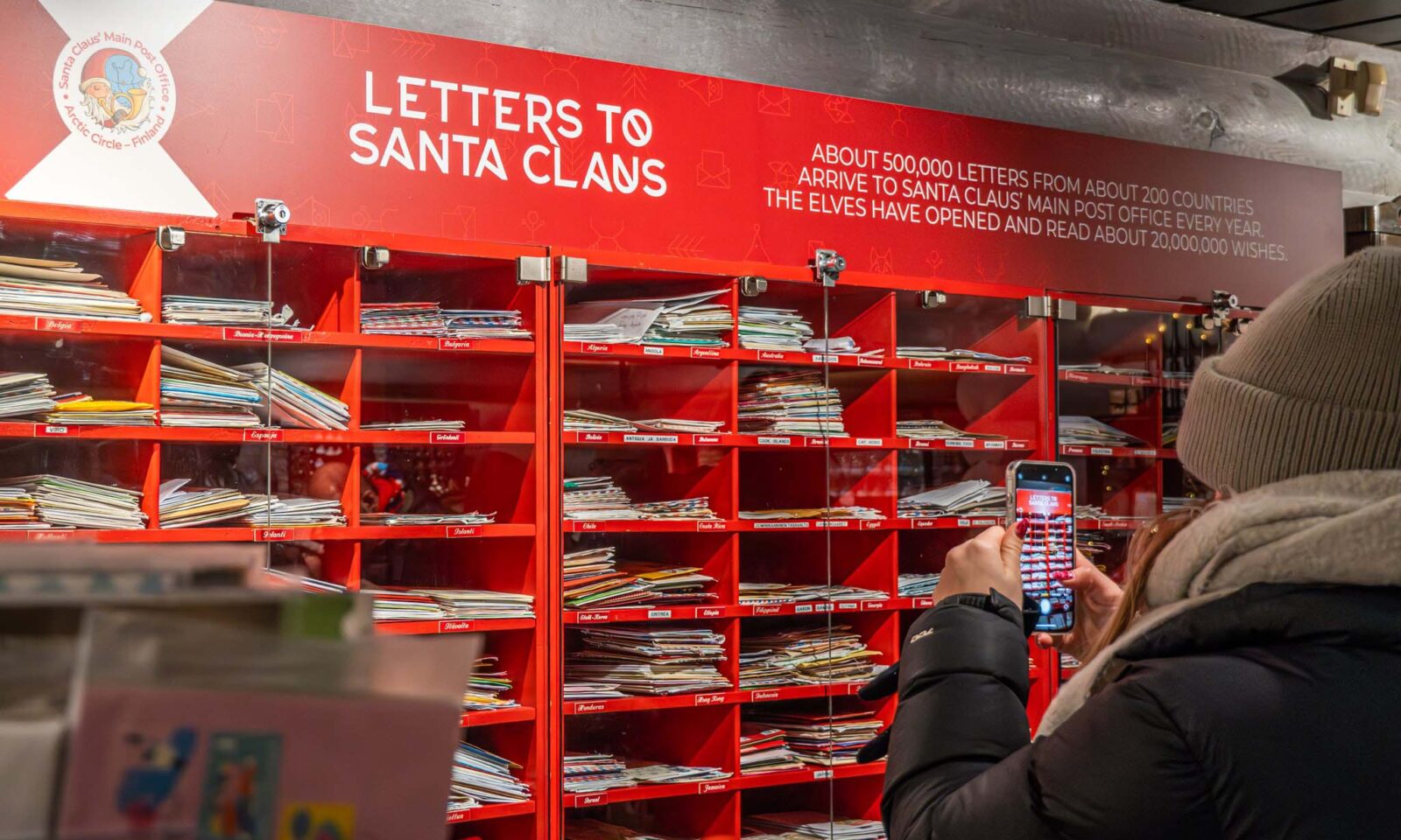 Letters in Santa Claus' Main Post Office