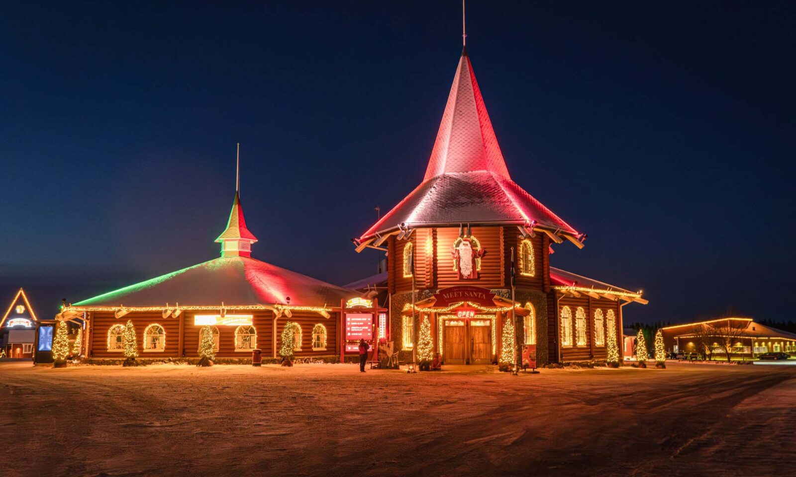 Santa Claus Village in winter