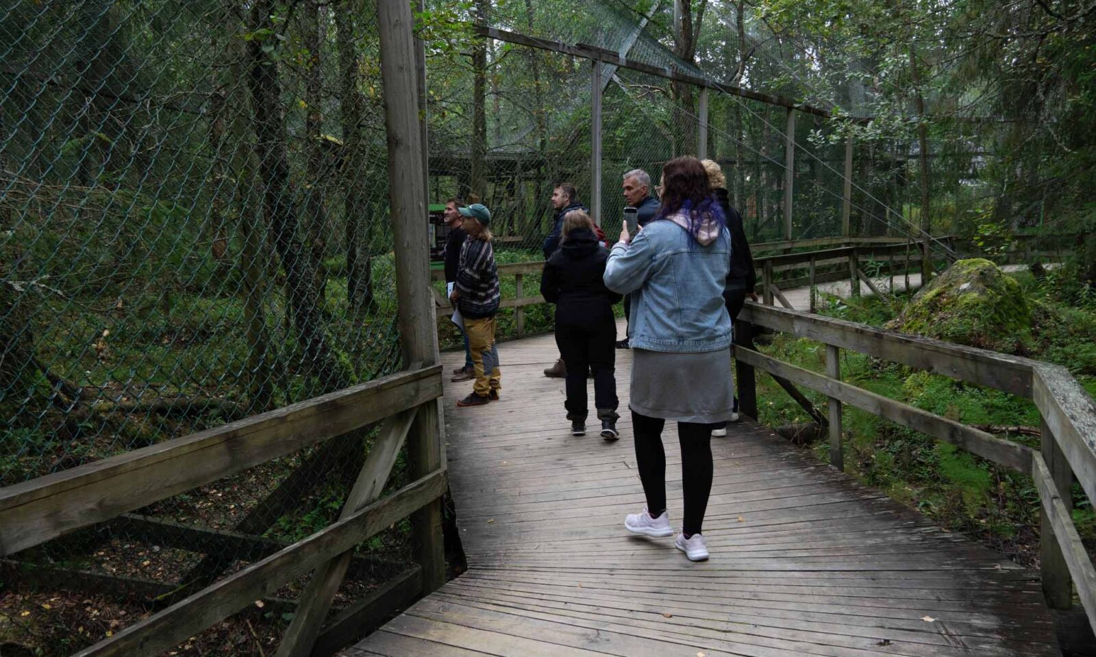 People at Ranua Wildlife Park